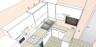 Дизайн-проект Планировки Кухни: Самостоятельное Проектирование Дизайн проект Г-образной кухни